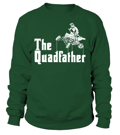 The Quadfather Cool ATV Four Wheeler Quad Bike Gift T-Shirt Black Youth B076C6FK4X 1 Sweatshirt Unisex