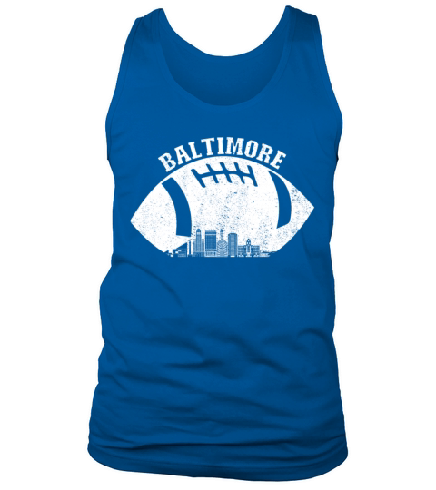 Baltimore Skyline Football Fan Vintage Baltimore Tank Top Unisex