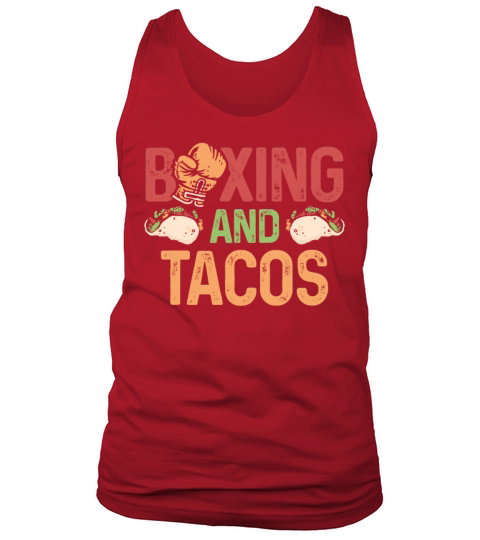 Boxing Tacos Vintage Boxing And Tank Top Unisex