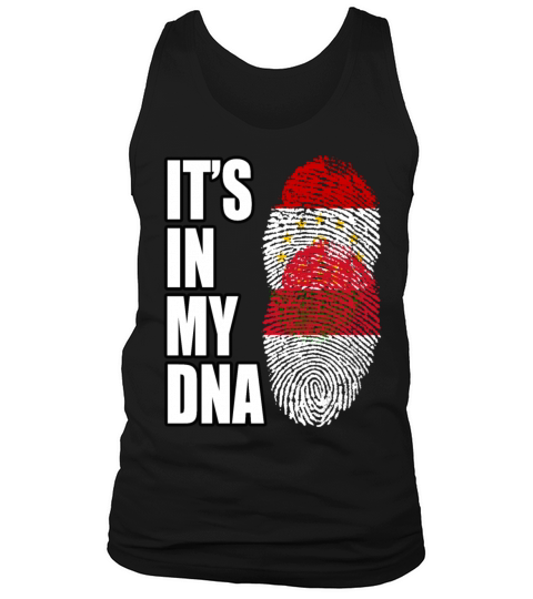 Tajikistani And Indonesian Vintage Heritage DNA Fl Tank Top Unisex
