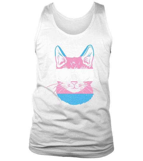 Transgender Cat Kitten Trans LGBTQ Transsexual Tank Top Unisex