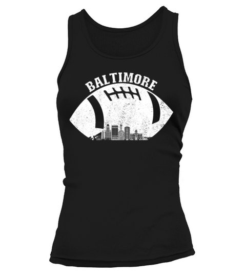 Baltimore Skyline Football Fan Vintage Baltimore Tank top Woman