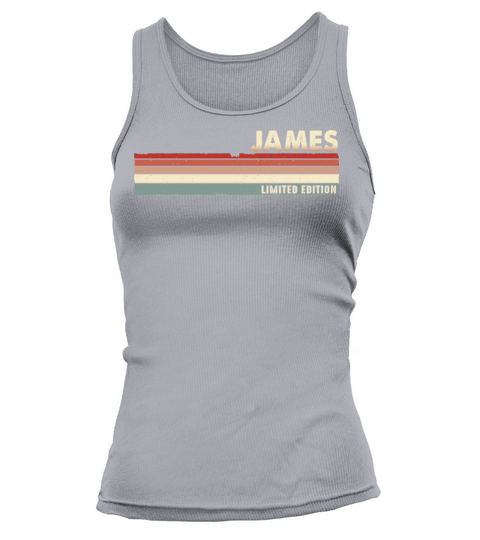 James Funny Retro Vintage Name surname 80s 90s Tank top Woman