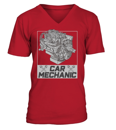 Car Mechanic Hobby Garage Tools V-Neck T-shirt