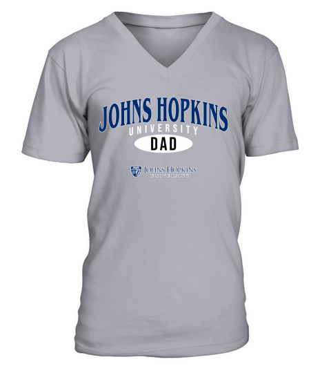 Champion Johns Hopkins University Dad 2020 V-Neck T-shirt