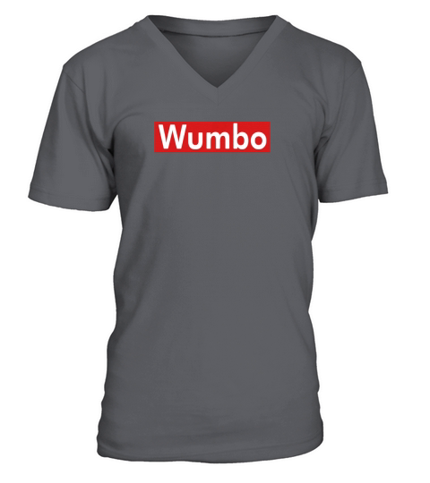Wumbo Meme Red Box V-Neck T-shirt
