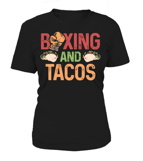 Boxing Tacos Vintage Boxing And Women's T-Shirt