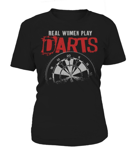 Darts Board Girl Vintage Real Women's T-Shirt