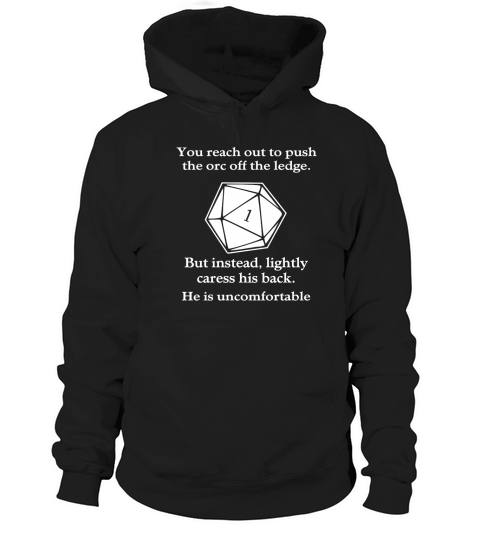 You reach out to push the ore off the ledge But instead lightly caress his back He is uncomfortable Hoodie Unisex