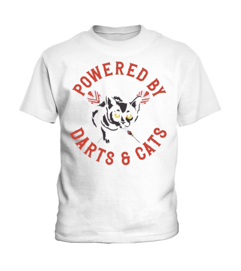 Darts Vintage Powered By Darts And Kids T-Shirt
