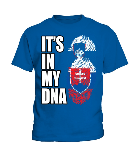 Slovenian And Slovak Vintage Heritage DNA Flag Kids T-Shirt