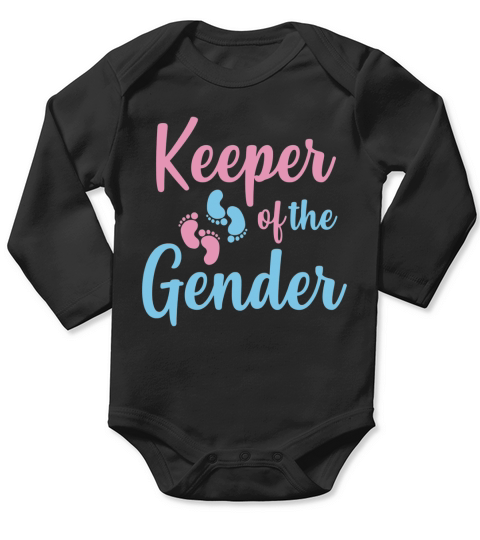 Keeper Of Gender Long Sleeve Baby One-Piece