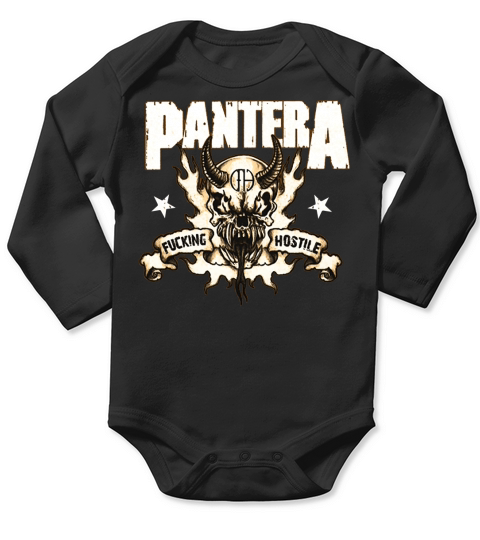 Pantera Skull Rock Band Long Sleeve Baby One-Piece