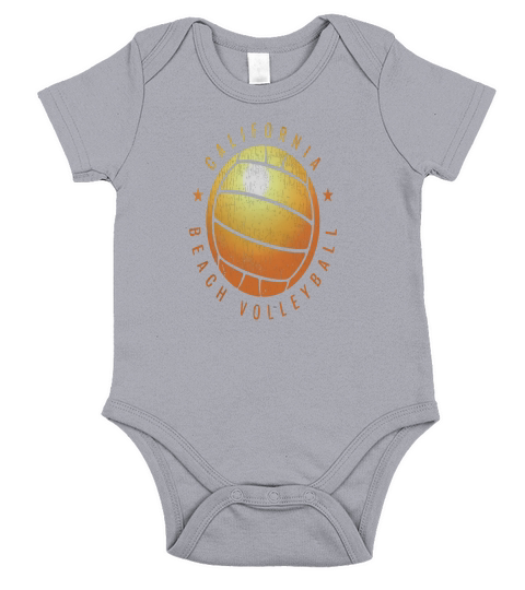 California beach volleyball Short Sleeve Baby One-Piece