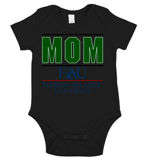 Florida Atlantic University Proud Mom Parents Day 2020 Short Sleeve Baby One-Piece
