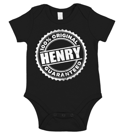 HENRY  100 Percent Original Guaranteed Short Sleeve Baby One-Piece