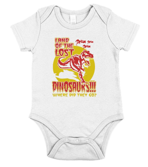 Land of the Lost Dinosaurs!!! Vintage Tee! Short Sleeve Baby One-Piece