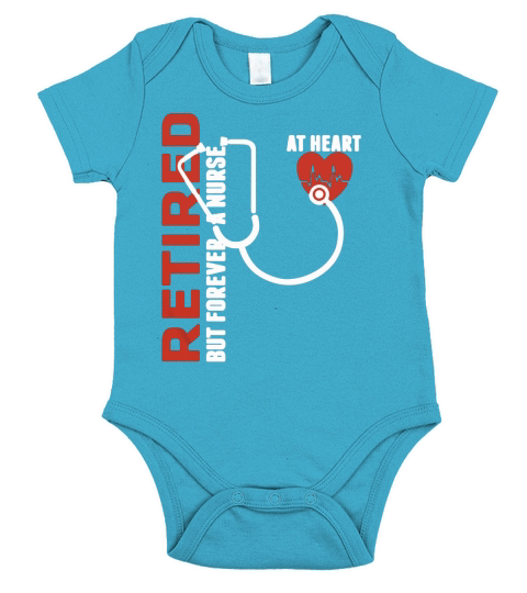 RETIRED NURSE SHIRT SHIRT TSHIRT HOODIE Short Sleeve Baby One-Piece