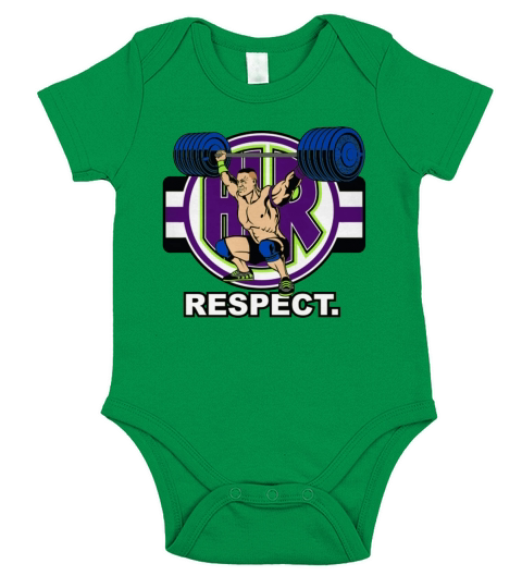 WWE John Cena Cenation Respect Authentic Shirt Short Sleeve Baby One-Piece
