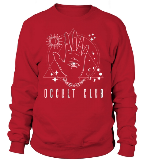 All Seeing Eye Tarot Card Occult Club Gothic Sweatshirt Unisex