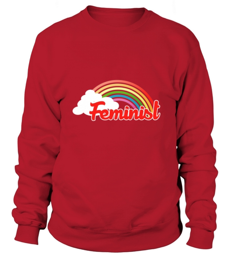 Feminist rainbow Sweatshirt Unisex