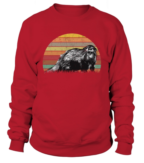 Otter Retro Vintage Sea Sweatshirt Unisex