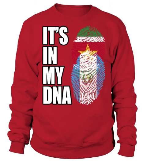 Surinamese And Guatemalan Vintage Heritage DNA Fla Sweatshirt Unisex