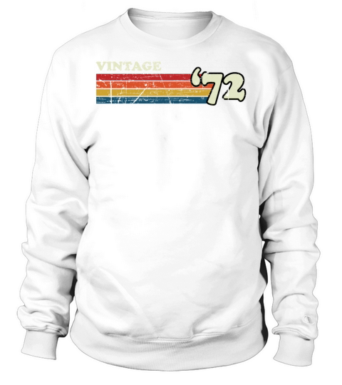 VINTAGE 72 RETRO STRIPES Sweatshirt Unisex