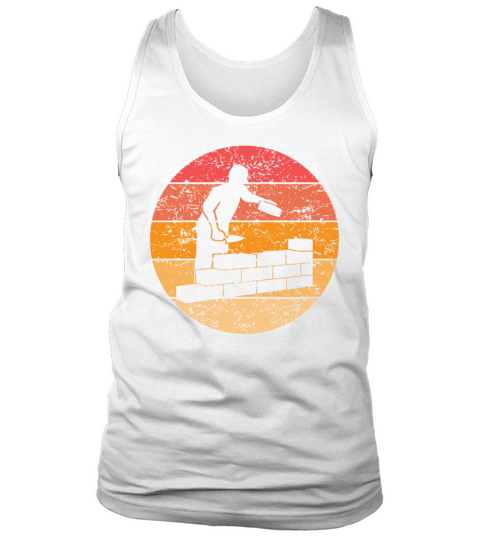 Bricklayer Craftsman Profession Retro Gift Idea Tank Top Unisex