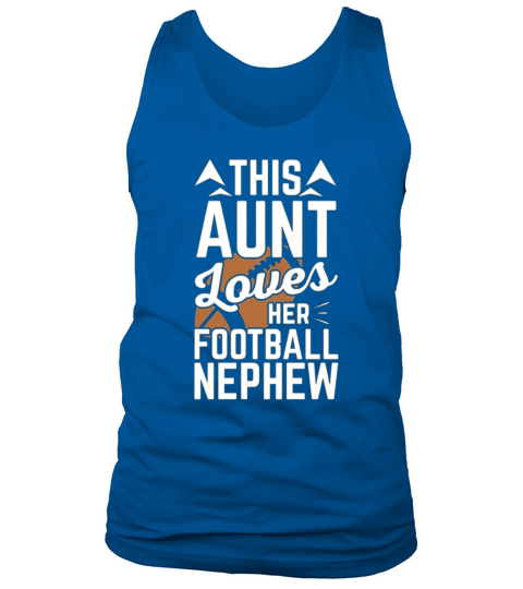 Proud Football Aunt T-Shirt Tank Top Unisex