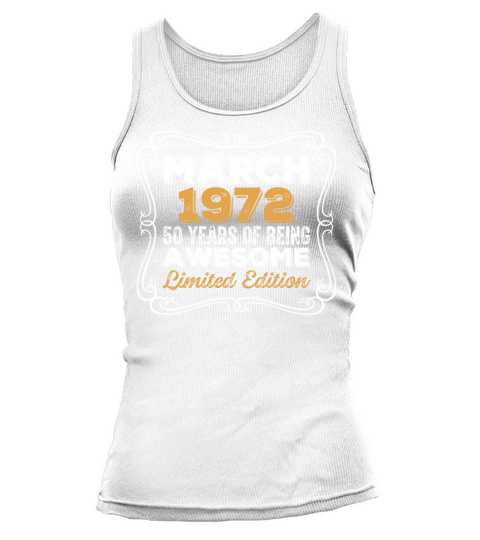 50 years of being awesome T Shirt Tank top Woman