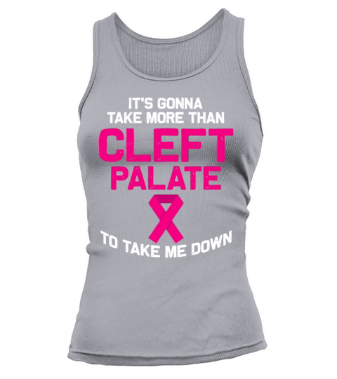Cleft Palate Lip Patient Strong Awareness graphic Tank top Woman