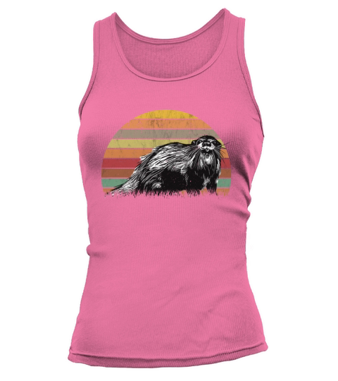Otter Retro Vintage Sea Tank top Woman