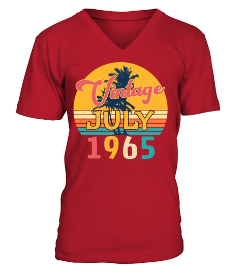 1965 July Gift Idea V-Neck T-shirt