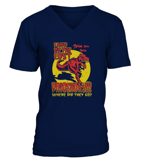 Land of the Lost Dinosaurs!!! Vintage Tee! V-Neck T-shirt