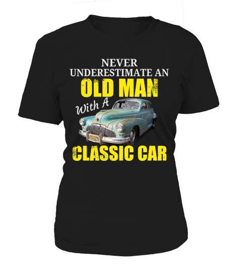 CLASSIC CAR T-Shirt Old Man Classics Vintage Tee Women's T-Shirt