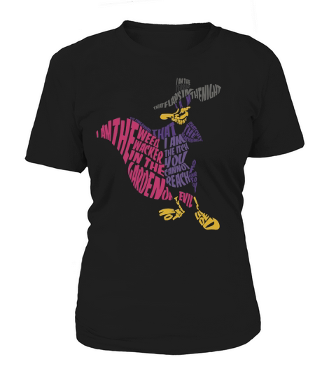 Darkwing Duck Typography T-Shirts Women's T-Shirt