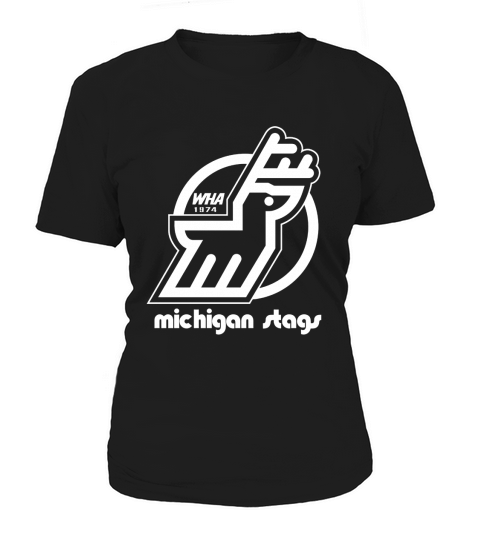 DEFUNCT Michigan Stags Hockey Women's T-Shirt