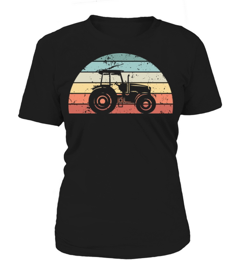 Retro Farming Sunset Vintage Farmer Sunrise Women's T-Shirt