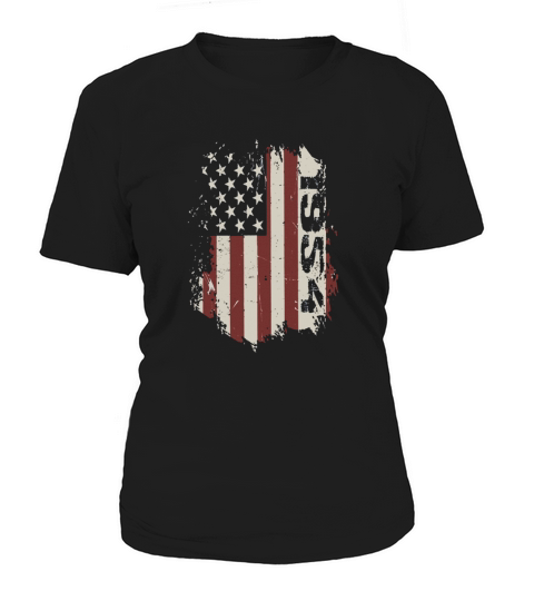 Vintage 1954 America Flag Women's T-Shirt