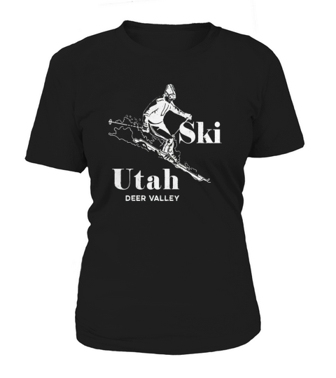 Vintage Utah T-Shirt Deer Valley Skiing Tee Women's T-Shirt
