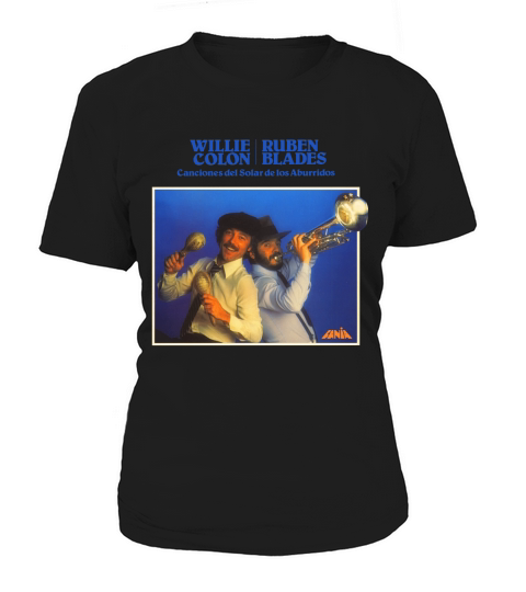 Willie Colon Ruben Blades Canciones Del Solar De Los Aburridos Women's T-Shirt