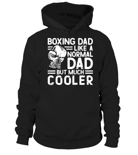 Boxing Dad Father Vintage Boxing Hoodie Unisex