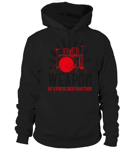 Drummer Drum Set Vintage Weapon Of Hoodie Unisex