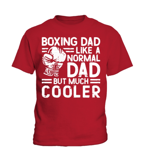Boxing Dad Father Vintage Boxing Kids T-Shirt