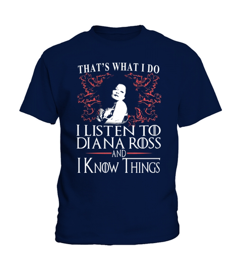 Diana Ross I KNOW THINGS Kids T-Shirt