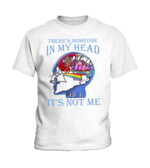 Pink Floyd theres someone in my head shirt Kids T-Shirt