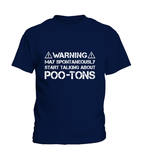 Poo-Ton Warning Kids T-Shirt