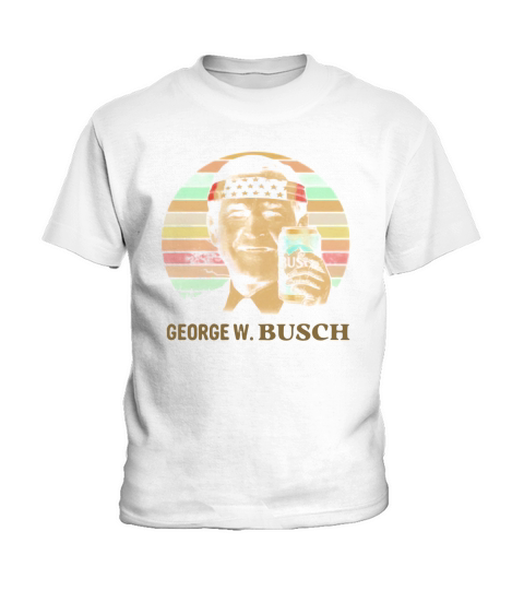 President George W Bush America vintage t-shirt Kids T-Shirt
