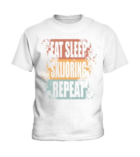 Skijoring Saying funny Kids T-Shirt